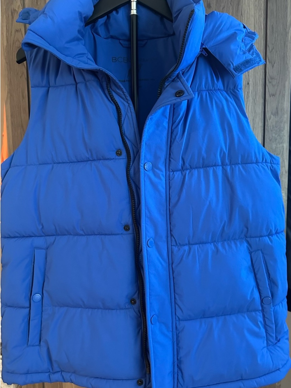 BCBGeneration blue Quilted Puffer Vest
